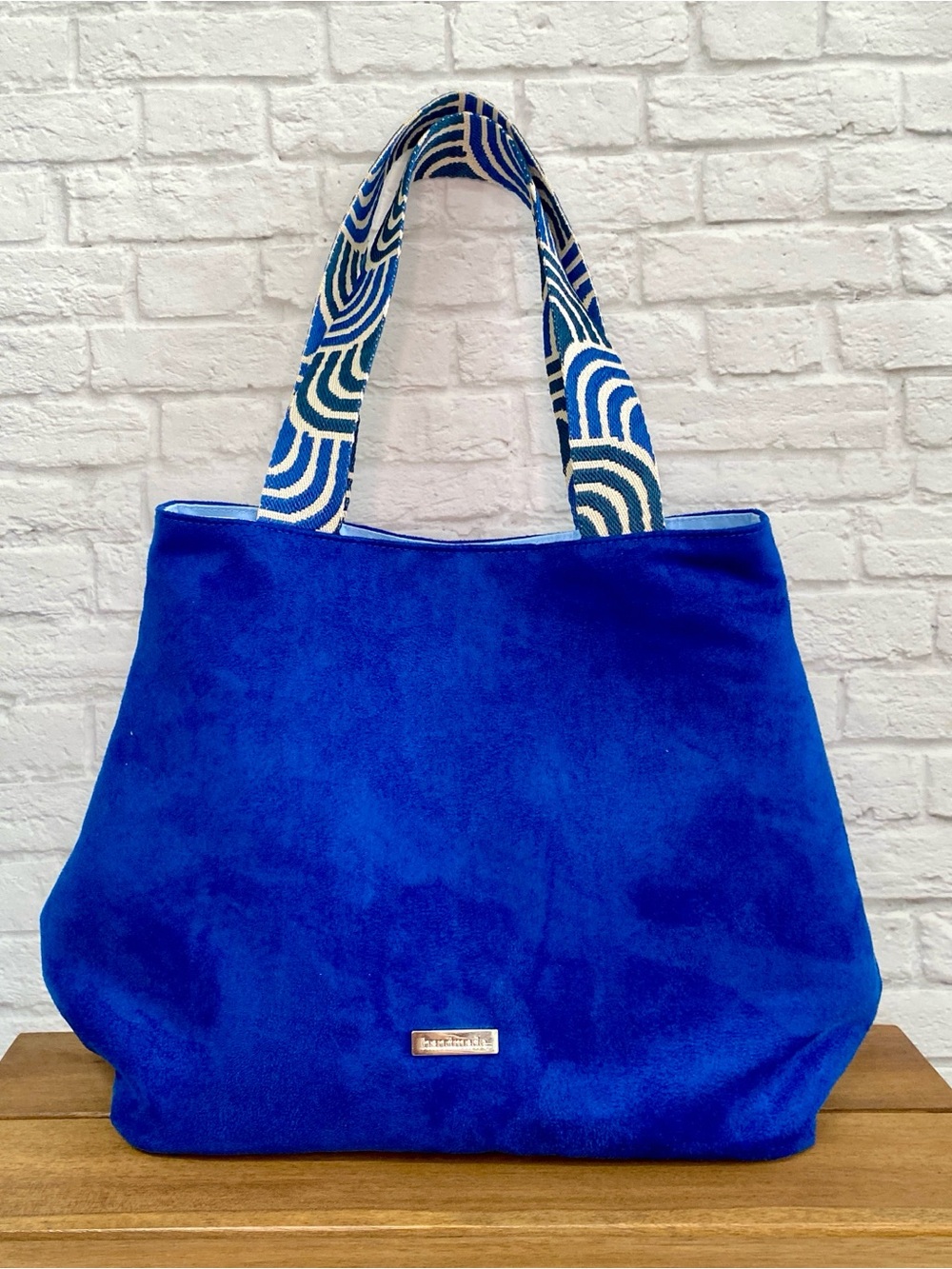 Handmade Faux Suede Hobo - NWT